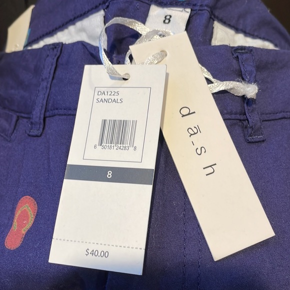 NWT Dash Flip Flop Sandal Print Shorts. Size 8 - Picture 4 of 5